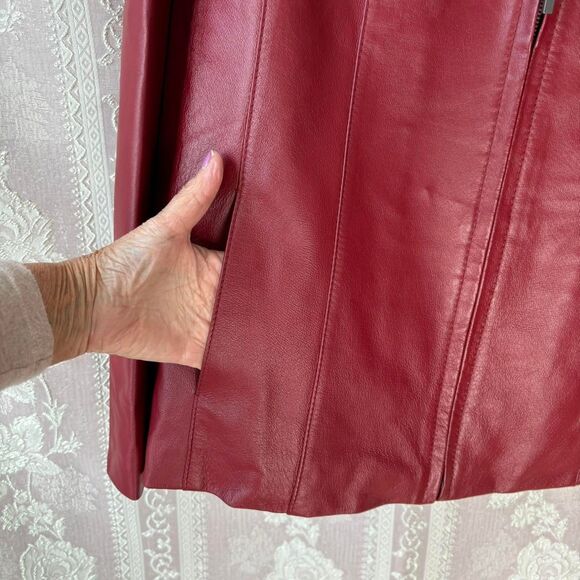 East 5th Women's Dark Red Jacket - Picture 5 of 8